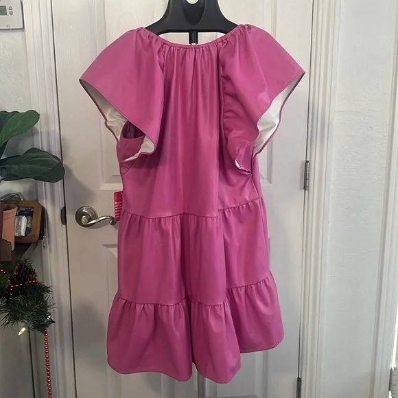 Buddy Love Dress pink faux leather size L - Picture 2 of 10